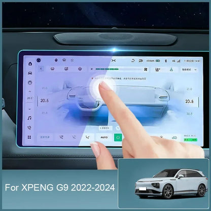 For XPENG G9 2022-2024 Car GPS Navigation Screen Protect Glass Film Dashboard Display Tempered Sticker Auto Internal Accessories