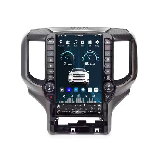 Autoradio Android 13 de 13.6 pouces, pour Dodge RAM 1500 2500 3500 2019 – 2022, lecteur multimédia stéréo automatique, écran tactile GPS