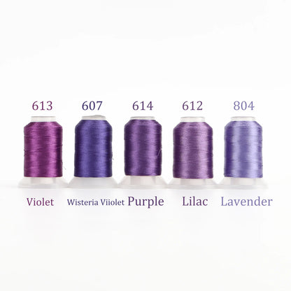 Ensemble de 63 couleurs Brother, fil à broder en Polyester de qualité supérieure, 500M (550 ans), chaque bobine, Machine domestique pour Brother Babylock Janome Singer
