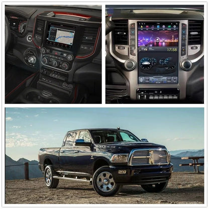 Écran de Navigation GPS Android 13 pour Dodge Ram 2018 – 2020, autoradio Carplay, lecteur multimédia stéréo, unité principale 13.6 pouces DSP
