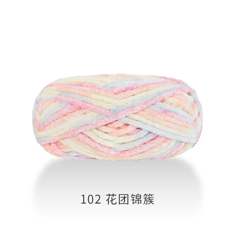 Fil à tricoter 100g, fil de glace douce, fil de coton tricoté à la main pour écharpe, Crochet de bricolage tricoté à la main