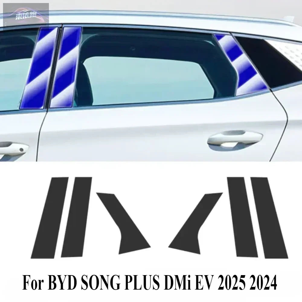 Film de Protection PPF pour BYD SONG PLUS DMi EV 2025 2024, accessoires d'intérieur, panneau d'engrenage Transparent en TPU, Console centrale de Navigation