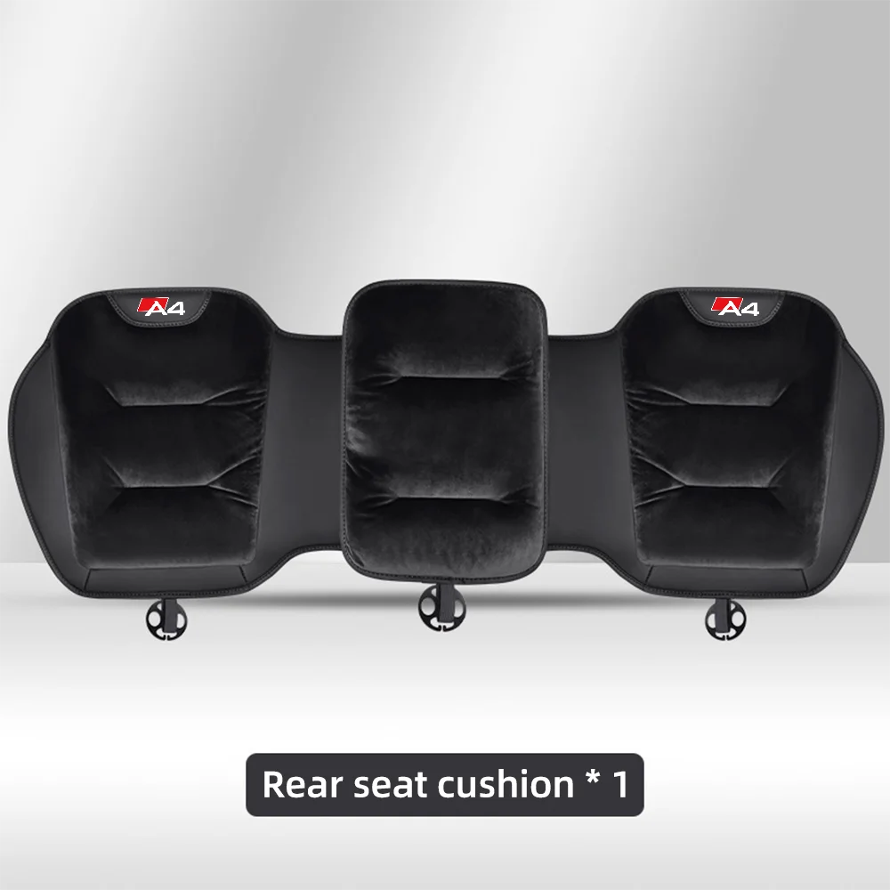 Housse de siège de voiture en flanelle pour Audi A4, coussin de siège avant/arrière en peluche chaud d'hiver, coussin de Protection de chaise, accessoires d'intérieur automobile