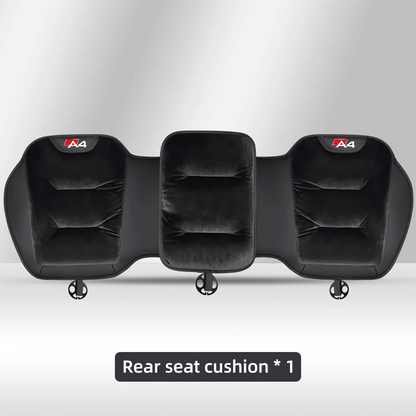 Housse de siège de voiture en flanelle pour Audi A4, coussin de siège avant/arrière en peluche chaud d'hiver, coussin de Protection de chaise, accessoires d'intérieur automobile