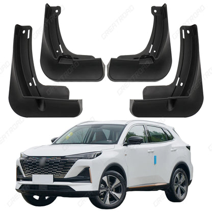 Garde-boue ABS durables pour Changan CS55 Plus MK2 2021 2022 2023, 4 pièces, garde-boue de voiture, installation facile, accessoires automobiles