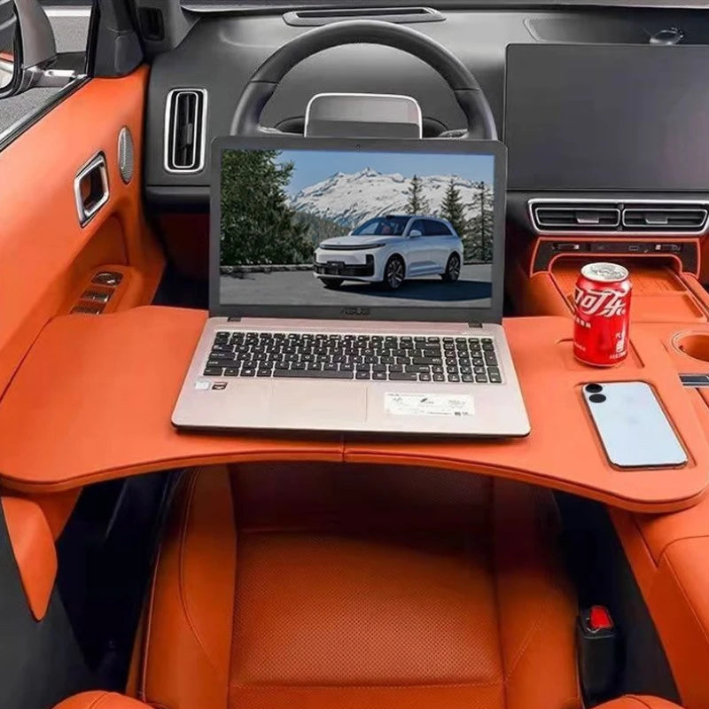 Food Tray Table Eating Drinks Tray Holder For Xpeng G6 G9 P7 P7i X9 Foldable Car Steering Wheel Tray Table High Stability Strong