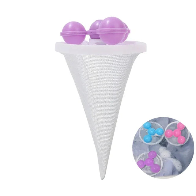 Sac filtrant réutilisable pour machine à laver, attrape-cheveux, peluches, poils d'animaux, vêtements, livres, outils, sac de collecte, boule à linge, D343