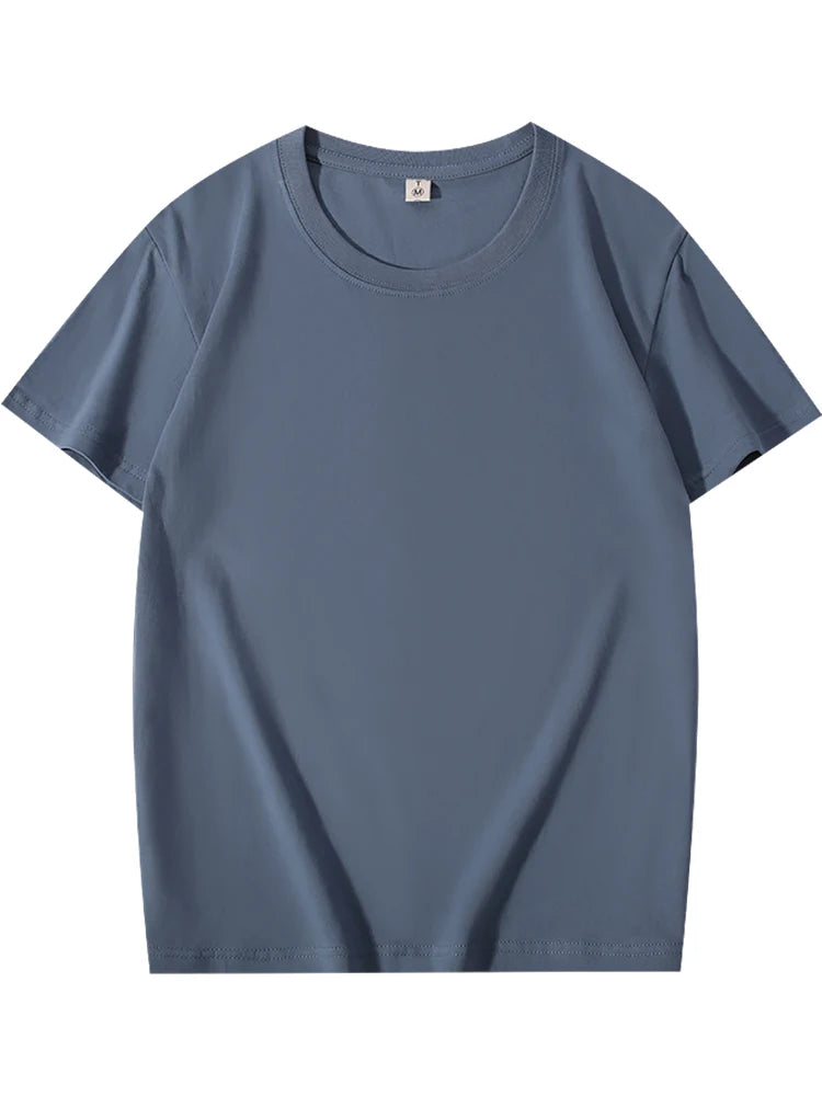 T-shirt personnalisé gratuit impression Logo Image vêtements de travail bricolage haut à manches courtes 100% coton entreprise broderie équipe Culture chemise