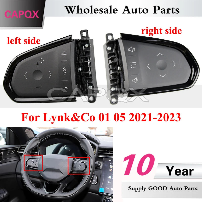 CAPQX-lèvent de commutation multifonctions pour volant de voiture, pour Lynk & Co 01 05 2021-2023
