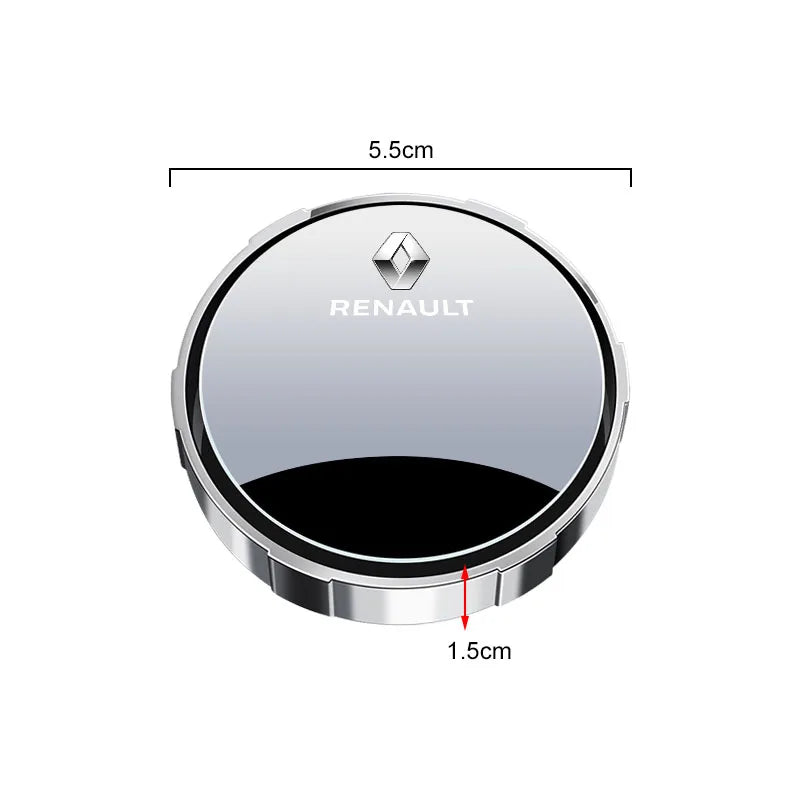 Rétroviseur auxiliaire réglable à 360 degrés pour voiture, 2 pièces, pour Renault Koleos Clio Laguna 2 Megane 2 3 Duster Logan