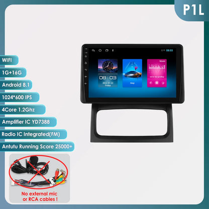 Hizpo-Autoradio Android, Navigation GPS, CarPlay, Stéréo, Unité principale, RDS, 4G, Limitation de l'autoradio, 2 Din, Renault Clio 2, 2000 - 2012
