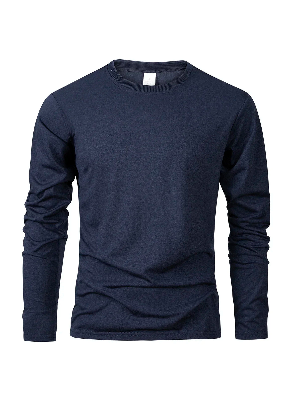 T-shirts à manches longues pour hommes, décontractés, col rond, évacuant l'humidité, hauts de sport pour hommes, confortables et polyvalents
