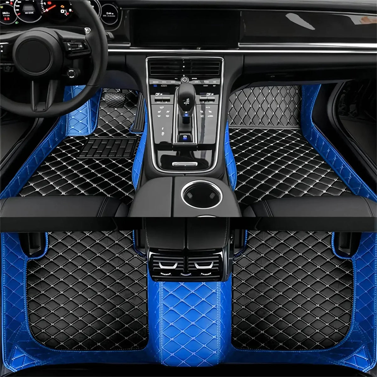 Tapis de sol de voiture en cuir pour BYD Yangwang U8 2023 2024 2025 2026, ensemble complet imperméable pour tous les temps
