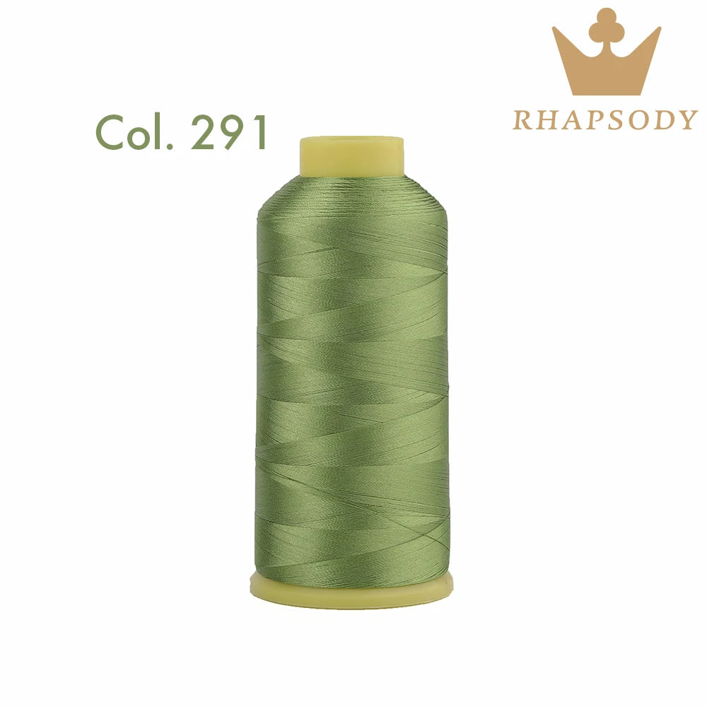 Bal apsody-Fil à broder en polyester, 5000m, 40WT, 120 tches, 200, pour machine à broder Brother Singer Janome Babylock, couture à domicile