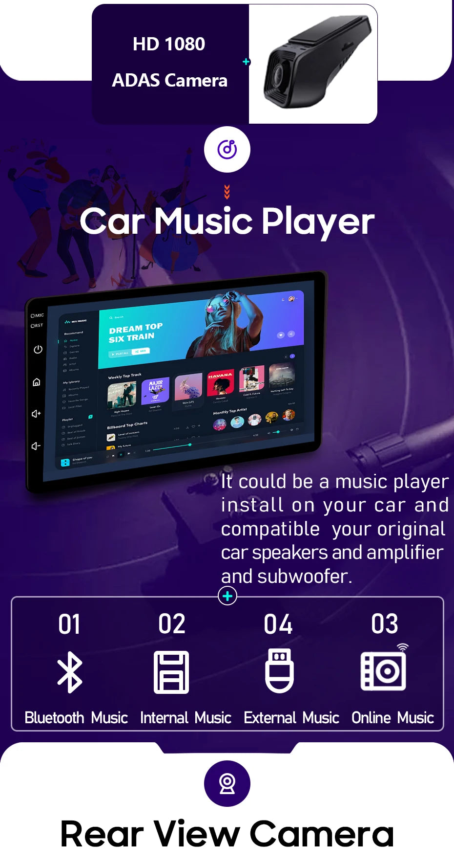Autoradio Android 14 pour Mitsubishi Lancer 10 CY 2007-2017 Android 15 Navigation GPS Android Auto stéréo Carplay écran No 2din