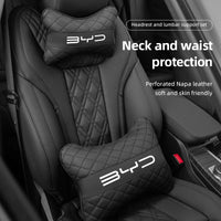 Oreiller de cou pour siège de voiture, appui-tête, coussin de soutien de la taille lombaire pour BYD Atto 3 Yuan Plus Han Tang EV F3 E6 Dmi Song F0 Qin Pro G3 Ea1