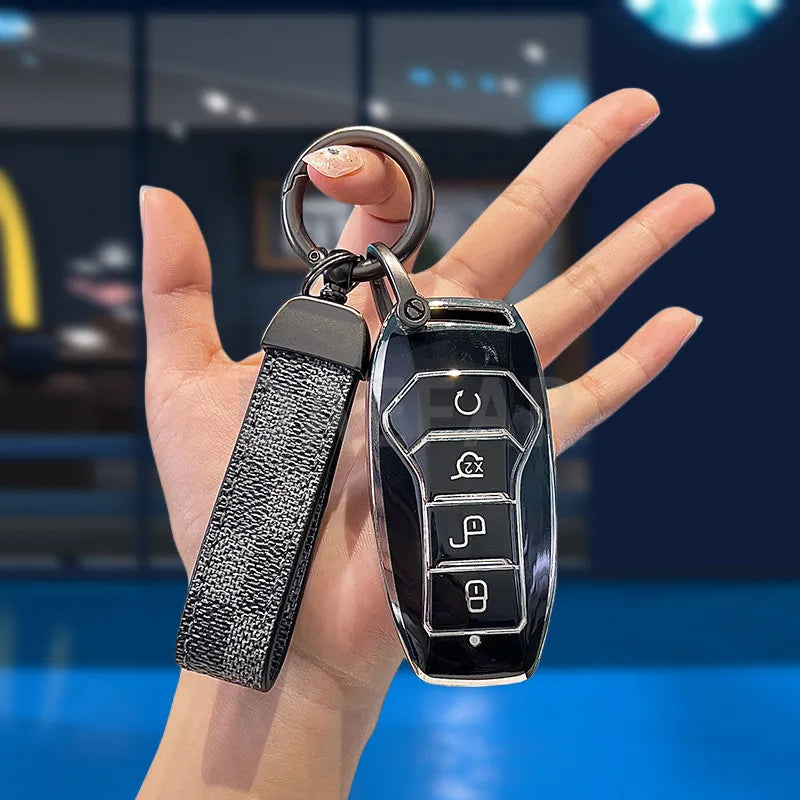 Étui pour clé de voiture en TPU, housse de protection pour BYD Seal Atto 3 Seal U Dm I Song Plus Dolphin King EV Tang Dm QIn PLUS MAX Yuan, accessoires automobiles
