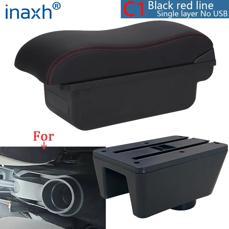 Accoudoir de voiture pour Seat Ibiza, boîte de rangement pour Seat Ibiza 6j Ibiza 6L, pièces de rénovation, accessoires d'intérieur de voiture