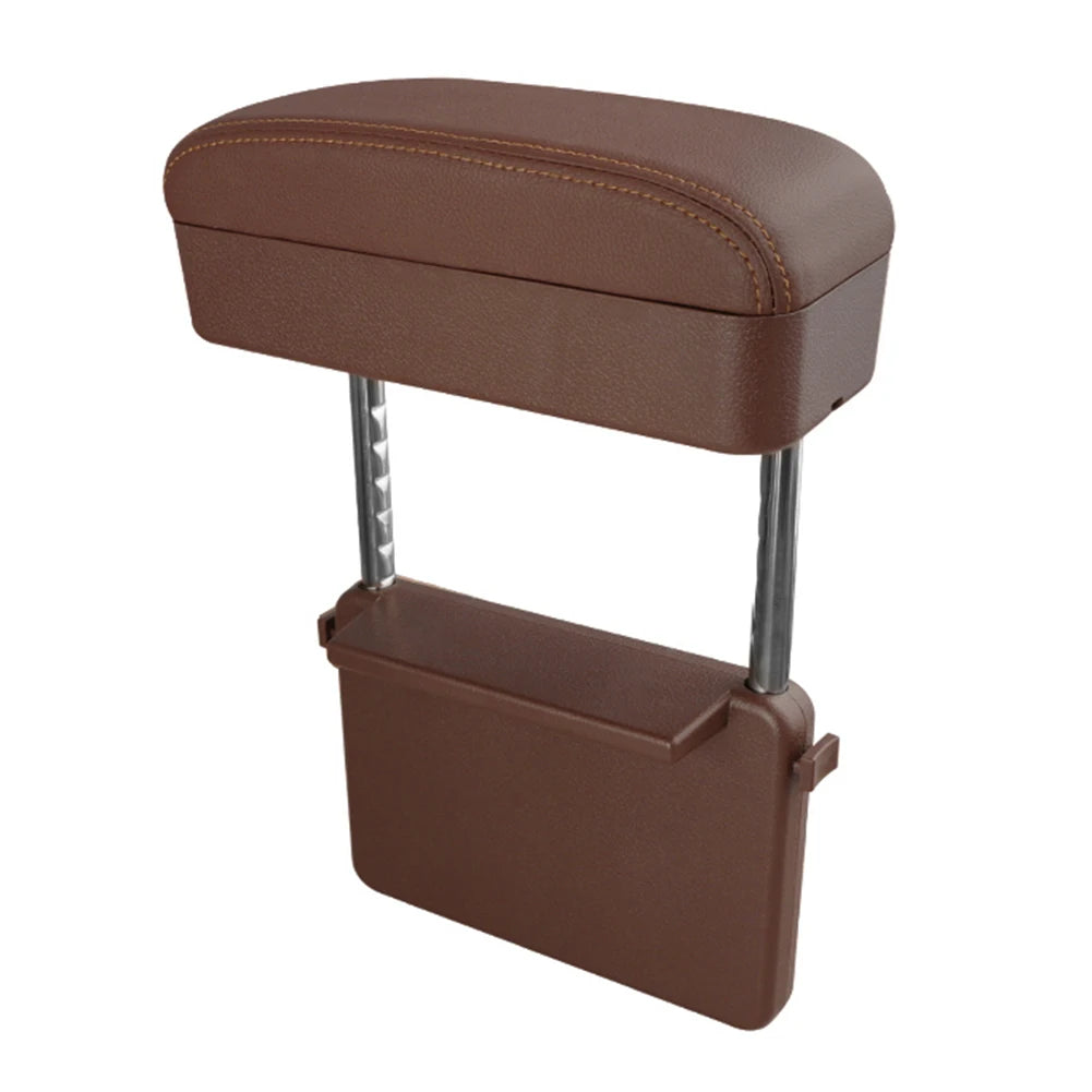 Adjustable Height Center Console Storage Organizer Lifting Mechanism Clamp Design Seat Side Storage Box Multi-functional Storage