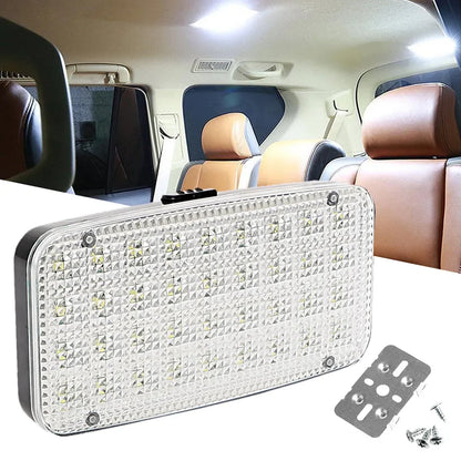 Plafonnier de toit intérieur de voiture, 36led, lampe de lecture universelle pour coffre, pièces de rechange