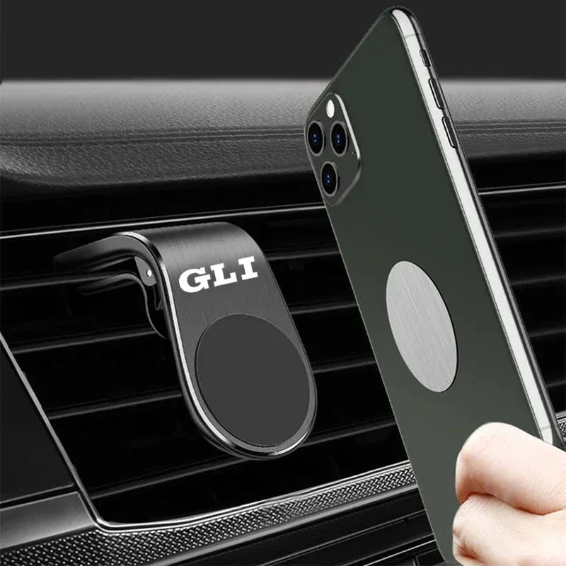 حامل هاتف مغناطيسي معدني للسيارة، شارة سيارة لفولكس فاجن VW GLI Rline Golf 6 7 R GTI Passat B7 B8 R20 Jetta Scirocco MK6، 2025