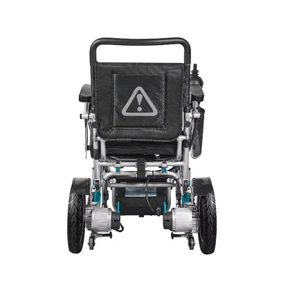 Fauteuil roulant pliable tout-terrain tout-terrain, télécommande, fauteuil roulant électrique de voyage en aluminium pour adultes handicapés