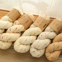 Fil de laine mérinos, tricot au Crochet, doux, teint à la main, chapeau DK tissé, fil arc-en-ciel pour bébé, 100g/écheveau