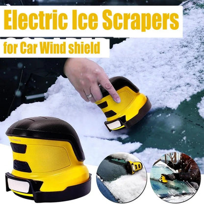 Grattoirs à glace électriques pour voiture, pare-vent, Rechargeable par USB, grattoir à neige électrique portatif, outil de déneigement d'hiver