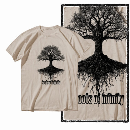 Coolmind MAX yggdrasil printed Exclusive graphic men T shirt 100% cotton big size streetwear men tshirt cool t-shirt tee shirts
