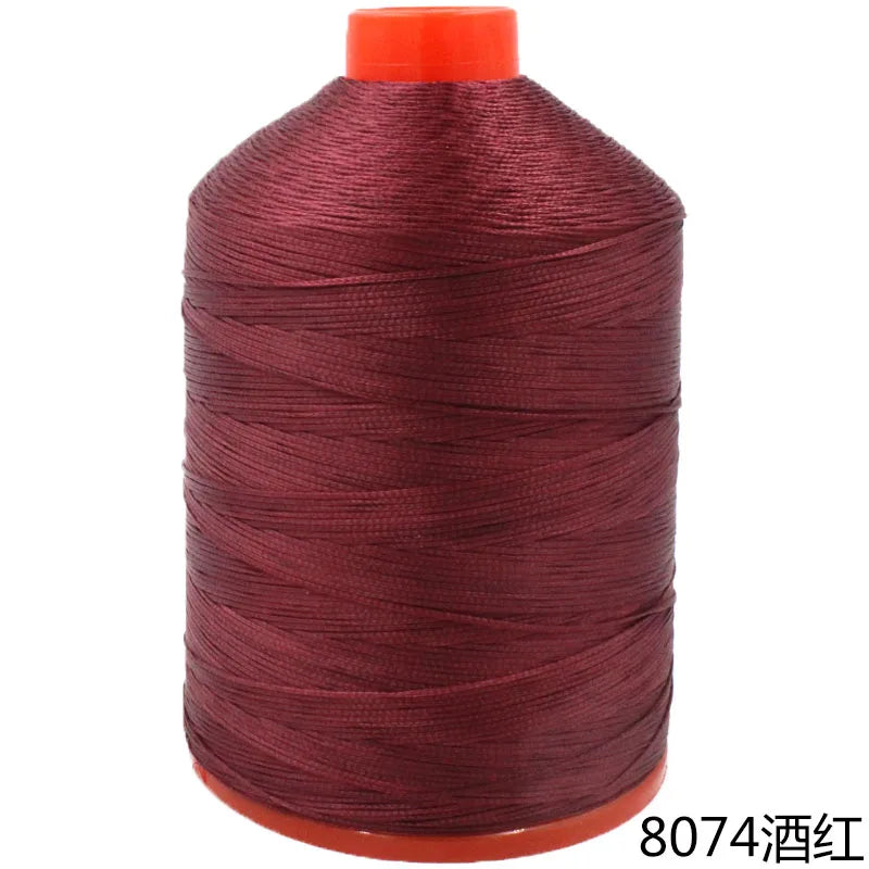 Fil de Cuir Polyester à 16 Brins, Creux, Crochet Fait à la Main, Bracelet Tissé, Pompon, 1mm, 210D