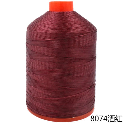 Fil de Cuir Polyester à 16 Brins, Creux, Crochet Fait à la Main, Bracelet Tissé, Pompon, 1mm, 210D