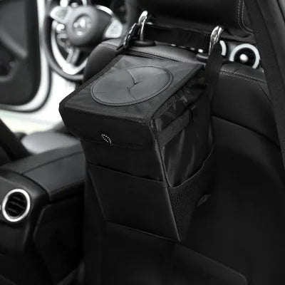 Poubelle étanche pour voiture, organisateur d'accessoires de voiture, benne à ordures pour voitures, poches de rangement portables à fermeture