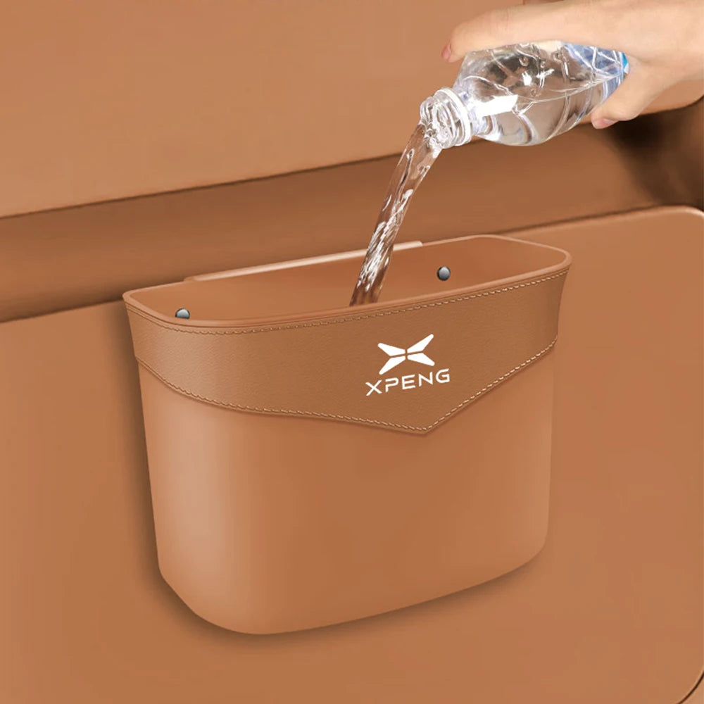 Boîte de rangement ABS pour voiture Xpeng G9 G6 G3 P7 P5 X9, poubelle de voiture, boîte de rangement multifonctionnelle, moulage intégré