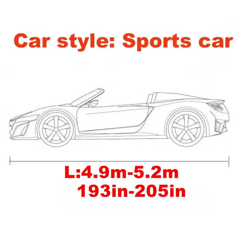 Housse de voiture extensible universelle, résistante au soleil, coupe-vent, anti-poussière, résistante aux rayures, Protection UV pour voiture de sport, berline, SUV, style de beauté