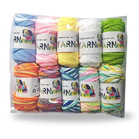 Rouleaux de fils tissés à la main en coton mélangé, ensemble d'outils artisanaux de démarrage pour bricolage, outil tissé de démarrage de broderie, 10 pièces