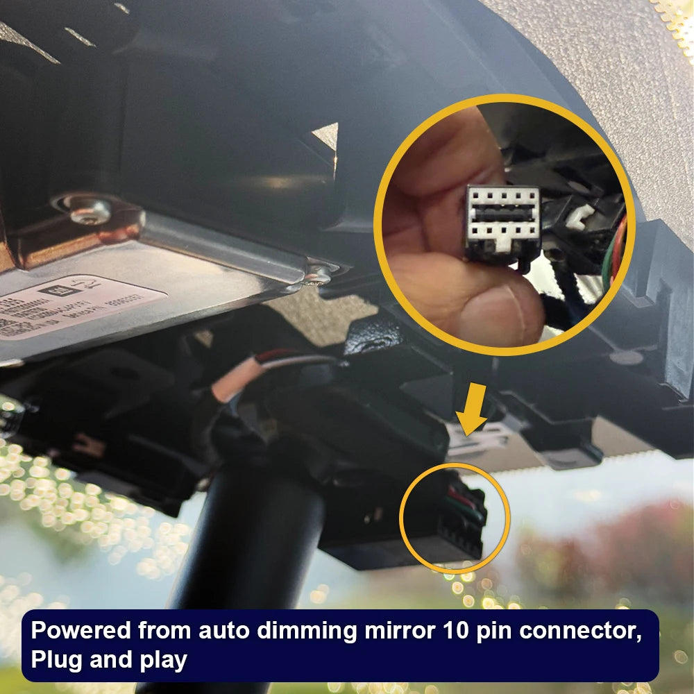 Caméra de tableau de bord Fitcamx 4K pour GMC Acadia 2024 – 2026, DVR de voiture avec WDR avancé, Super Vision nocturne, enregistreur de conduite pour la sécurité