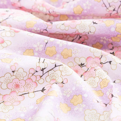 Tissu bronzé Kimono japonais 50x145cm, tissu en coton imprimé fleurs de cerisier Sushi, matériaux de bricolage, accessoires de Patchwork pour la couture