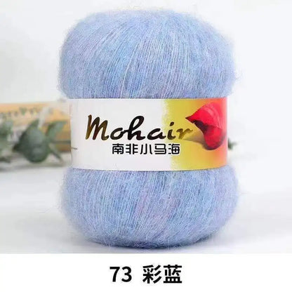 Fil de laine Mohair d'alpaga en peluche pour fil à tricoter, écharpe de pull 40 grammes/boule, fils épais de Lanas doux et chaud gonflés