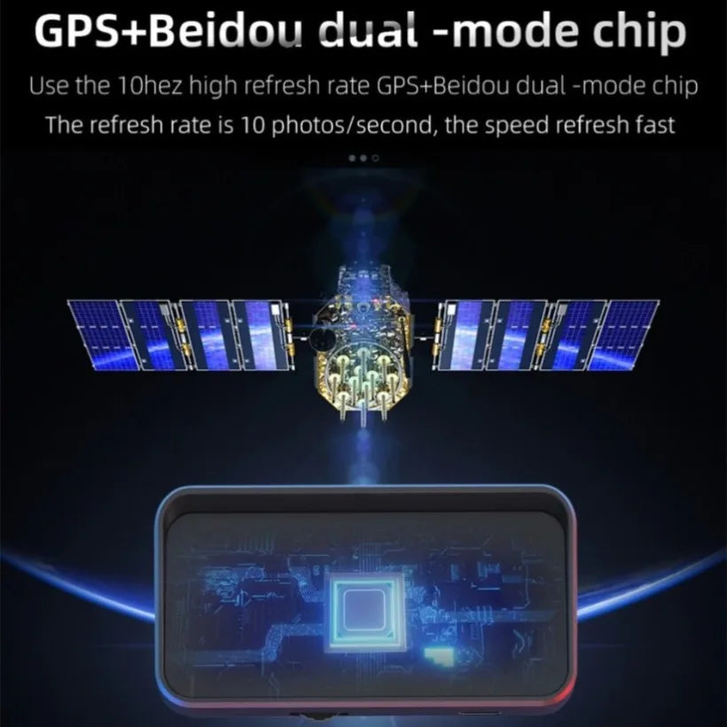Système de projecteur de compteur de vitesse GPS de pare-brise de voiture HUD avec affichage haute définition alerte de survitesse affiche la vitesse Plug and Play
