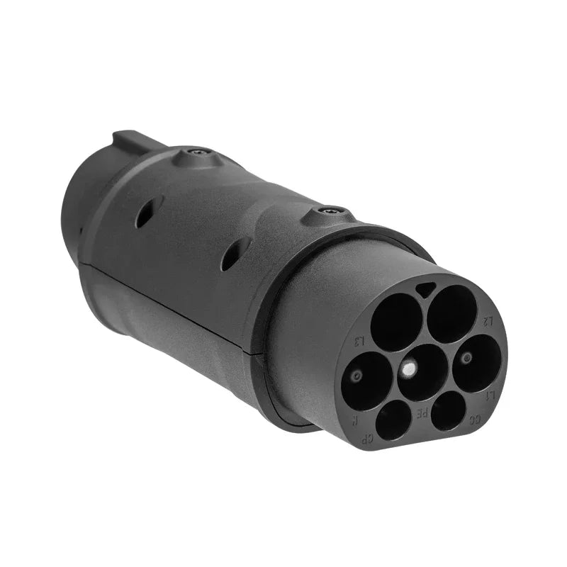Adaptateur baril Type 2 adaptateur Type 1 connecteur véhicule voitures électriques charge 32A EV connecteur de chargeur