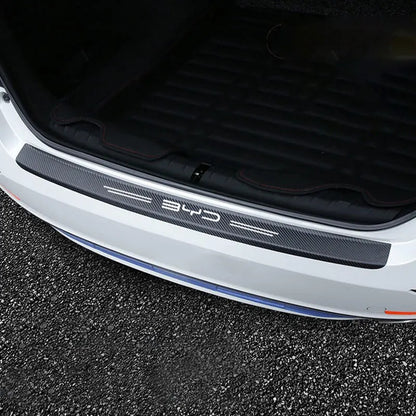 Autocollants de Protection de pare-chocs arrière pour pédale de seuil, pour BYD M6 G3 G5 T3 13 F3 F0 S6 S7 E5 E6 L3 tang yuan atto3, couverture de chanson, accessoires