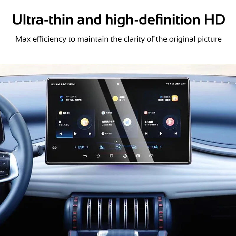 Protecteur d'écran pour BYD Atto 3 Yuan Plus 2022 – 20225, Film en verre trempé, housse de protection pour instruments de Navigation, accessoires de voiture