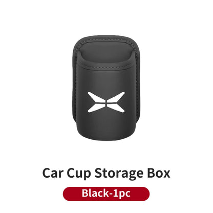 Boîte porte-gobelet de porte de voiture, boîte de rangement de tasse d'eau pour siège arrière de voiture, pour Xpeng P7 G3 G3i G9 P5 X2 N5 F30 H93 Beta 2019 2020 2021
