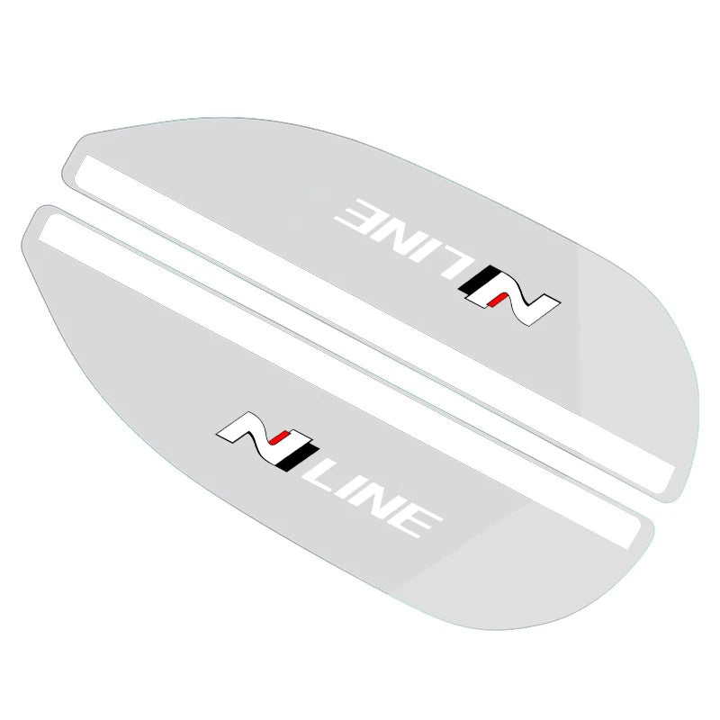 Autocollant de visière à sourcils imperméable pour rétroviseur de voiture, 2 pièces, pour Hyundai n-line Genesis I10 I20 I30 I40 IX20 IX35 Kona Getz Veloster