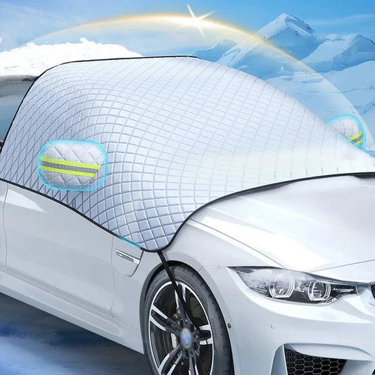 Couverture de neige pour pare-brise de voiture, bloc d'ombrage, Protection contre le gel, Protection solaire, Anti-glace, couverture de pare-brise avant, hiver