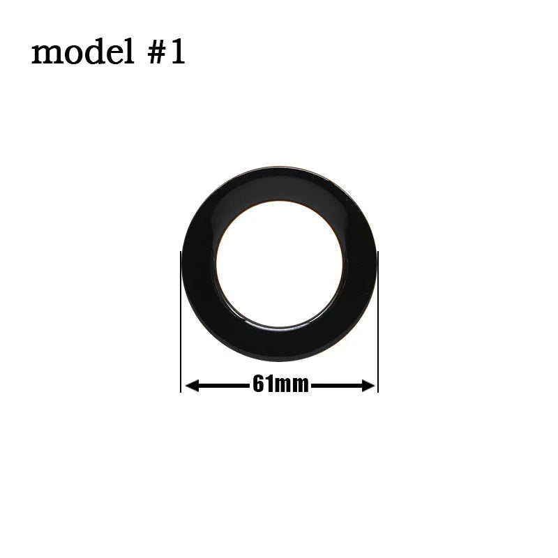 Autocollant emblème de volant de voiture ABS 40mm 61mm, pour Volkswagen VW GTI Polo Golf Caddy Jetta Sharan Passat Logo Badge accessoires