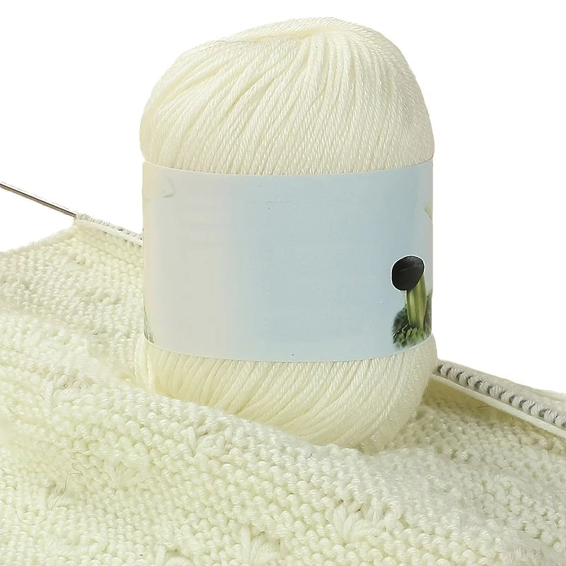 200 g 6 brins de boules de fil doux tricotées faites à la main d'épaisseur moyenne pour la fabrication de pulls, chapeaux, foulards, gants, chaussures en fil, boules de fil doux, 1 pièce = 4 boules = 200 grammes