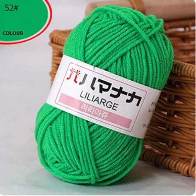 Fil de laine à tricoter en coton doux et doux pour bébé, fil de velours en fibres épaisses, fil de laine à tricoter à la main pour pull de bricolage