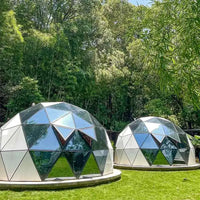 Tente dôme en verre de luxe de Style moderne pour 2-3 personnes, cadre en aluminium, tente extérieure en verre trempé pour fête, hôtel Igloo