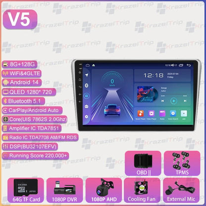FYT 7862s 8 Core Carplay Android Auto autoradio pour Toyota Avensis T25 2002 2003 2004 2005 2006 2007 2008 Autoradio 4G DSP QLED